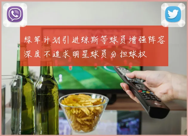 绿军计划引进琼斯等球员增强阵容深度不追求明星球员分担球权