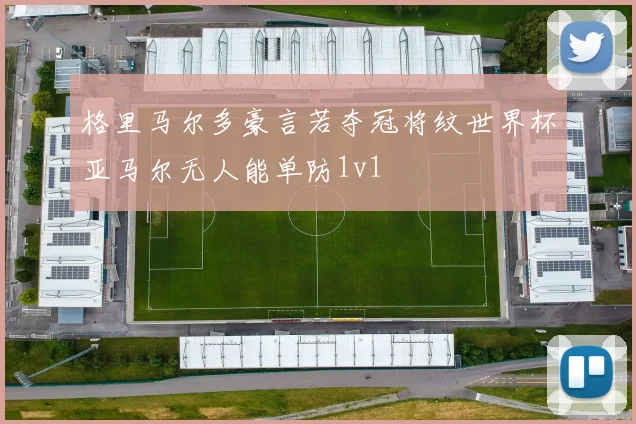 格里马尔多豪言若夺冠将纹世界杯亚马尔无人能单防1v1